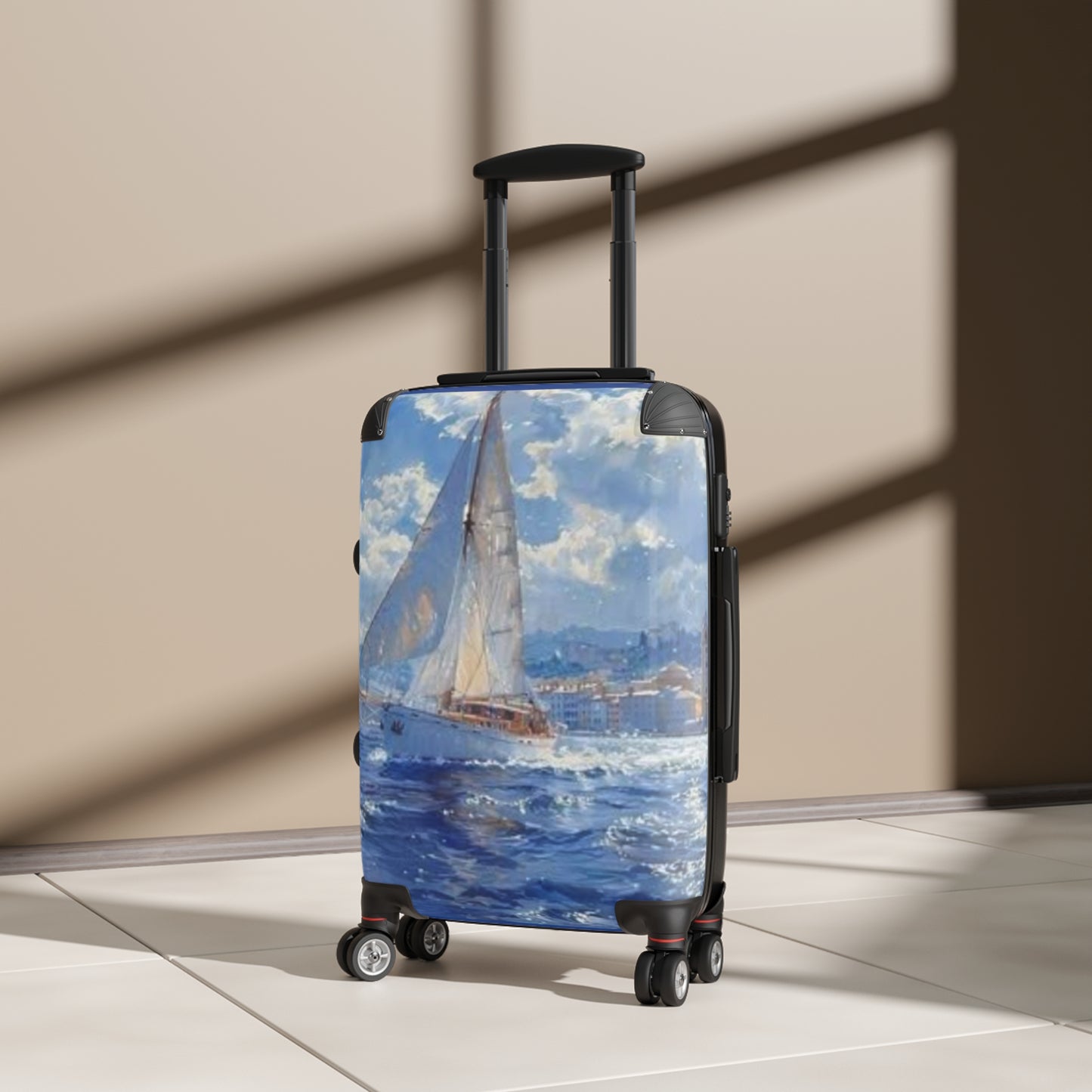 Sailing Adventure Suitcase - Travel Luggage with Scenic Ocean Design