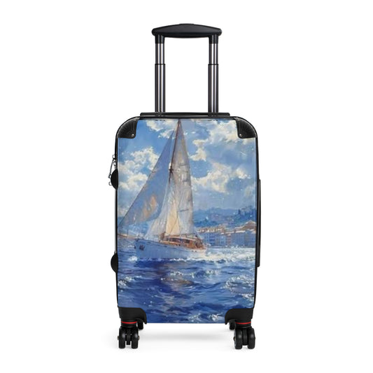 Sailing Adventure Suitcase - Travel Luggage with Scenic Ocean Design