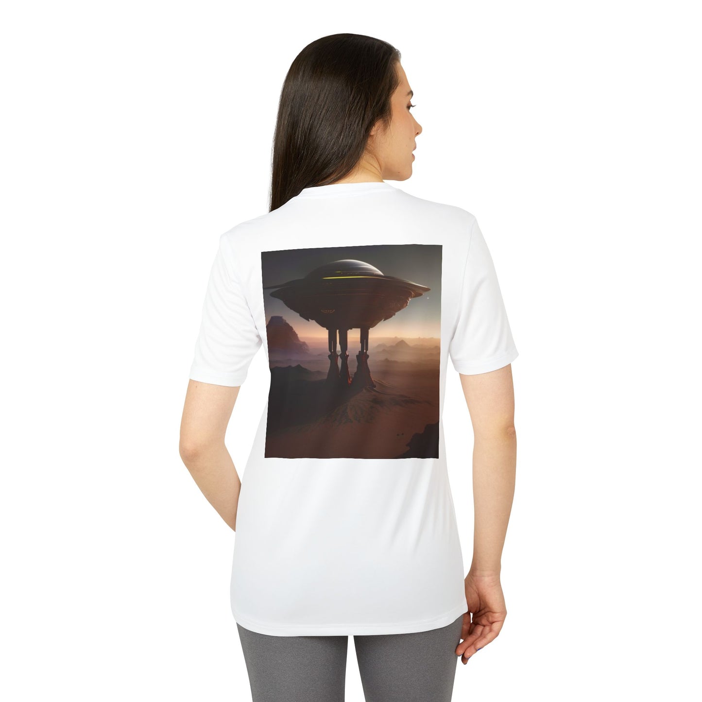 adidas Unisex Sport T-Shirt - Jungle & UFO Adventure Designs | Comfortable Casual Wear for Nature & Sci-Fi Lovers