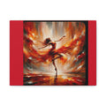 Fiery Dance Canvas Wall Art - 1.25" Stretched Matte Print