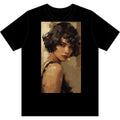 Vintage Portrait Tee — Artful Painterly Woman Graphic T-Shirt