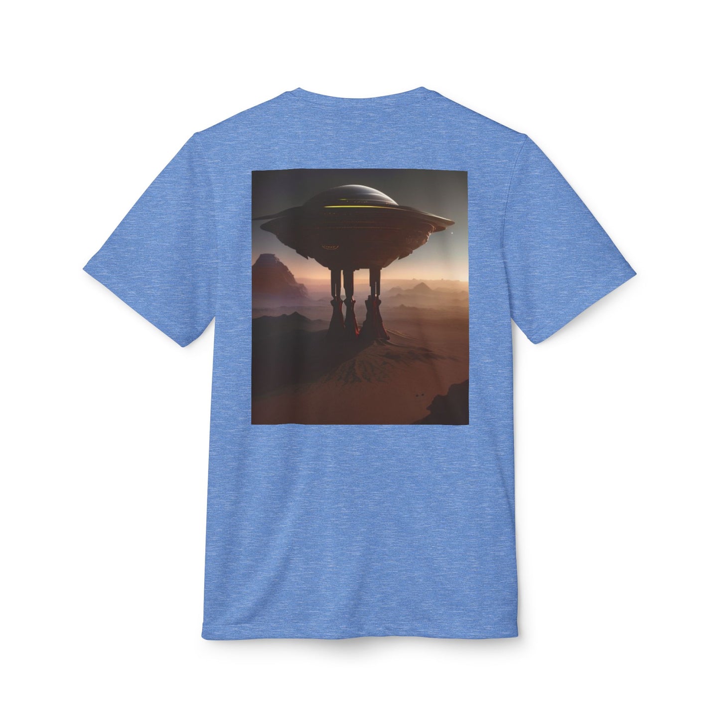adidas Unisex Sport T-Shirt - Jungle & UFO Adventure Designs | Comfortable Casual Wear for Nature & Sci-Fi Lovers