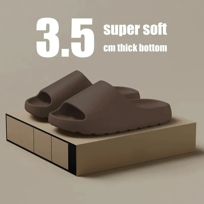 Coconut Slippers Cloud Thick-Soled Sandals Summer Fashion Soft Bottom Beach Men Slippers Women's Sandals  EVA Slides