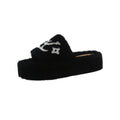 2025 New Popular Women's Slippers Party Plush Summer New Best-Selling Furry Home Shoes Fur Flip Flops Female Slides Fur Shoes