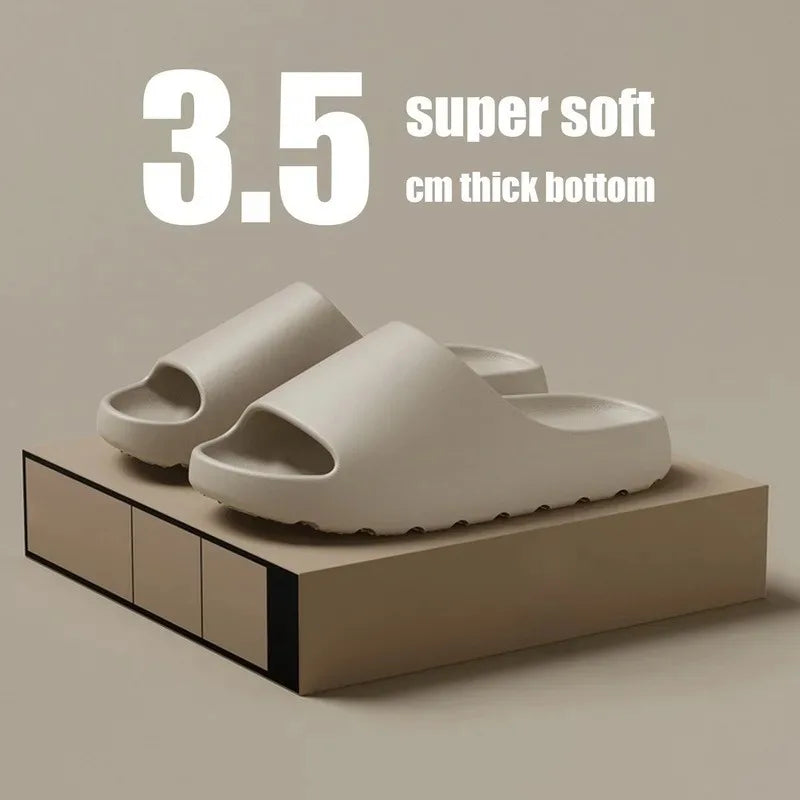 Coconut Slippers Cloud Thick-Soled Sandals Summer Fashion Soft Bottom Beach Men Slippers Women's Sandals  EVA Slides